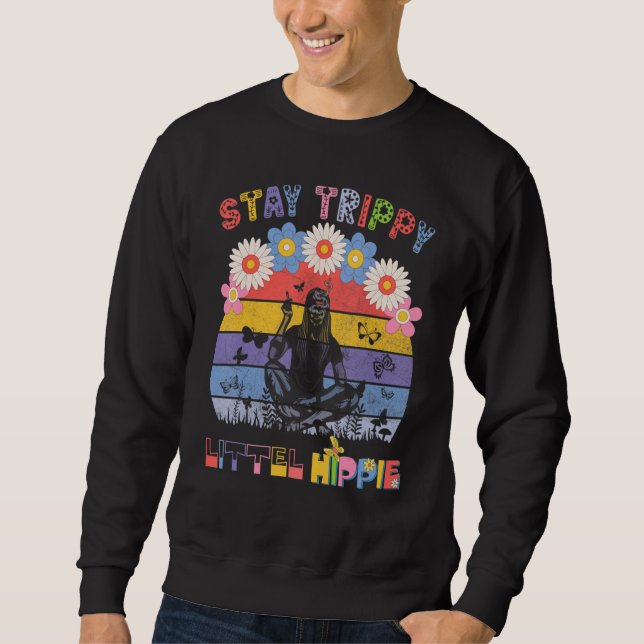 Moletom Stay Trippy Little Hippie Mushroom Farmer (Frente)