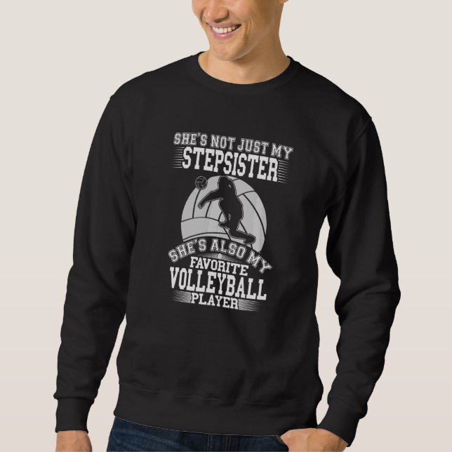 Moletom Stepirmã É O Meu Esportes Favorito De Voleibol (Frente)