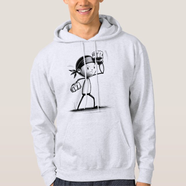 Moletom Stickman Lutador (Frente)