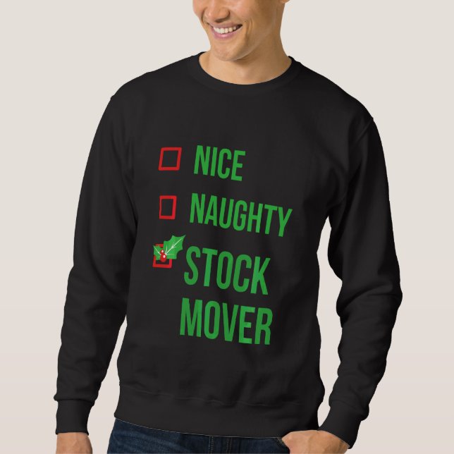 Moletom Stock Mover Funny Pajama Natal (Frente)