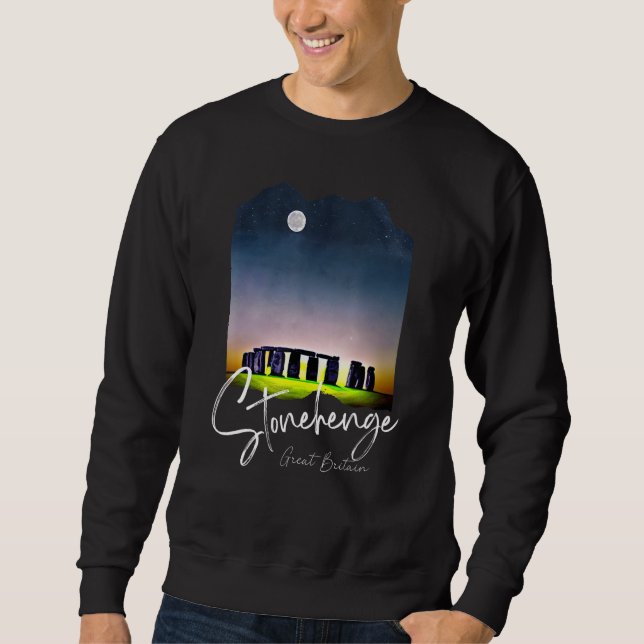 Moletom Stonehenge Inglaterra Lembrança   Stonehenge À Noi (Frente)
