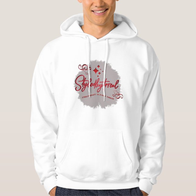 MOLETOM STR8LYKDHATT RED & BLACK HOODIE (Frente)