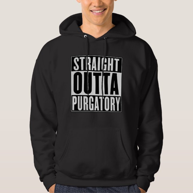 Moletom Straight Outta  Purgatory (Frente)