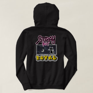 Moletom STRAY BUT ROYAL — Black Cat Division (Back Print)