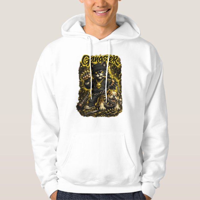Moletom Streetwear Cat Illustration (Frente)