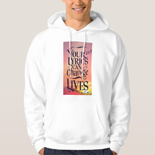 Moletom Suas Letras Podem Mudar Vidas (Frente)