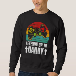 Moletom Subindo de Nível Para Papai Futuro Pai Gamer Dia d
