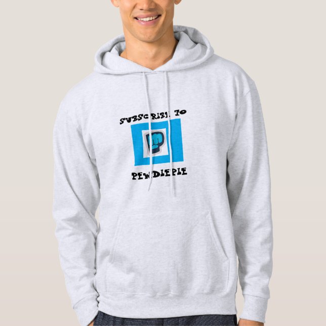 MOLETOM SUBSCREVA AO HOODIE DE PEWDIEPIE (Frente)