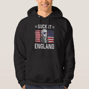 Moletom Suck It England George Washington 1776 4 de julho