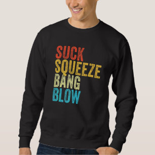 Moletom Suck Squeeze Bang Blow Engraçado Carro Mecânico En