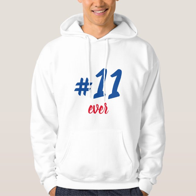 Moletom Sudadera #11 ever (Frente)