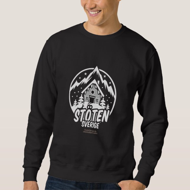 Moletom Suecia Sverige, Letra e Chale (Frente)