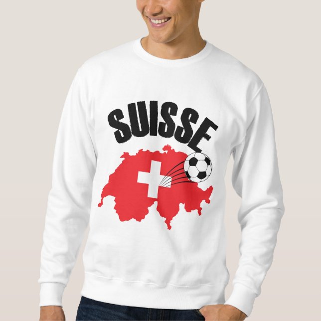Moletom Suisse Suiça Map Swiss Soccer (Frente)