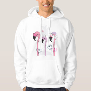 Moletom Summer Flamingo: Ilustração da Pratage.