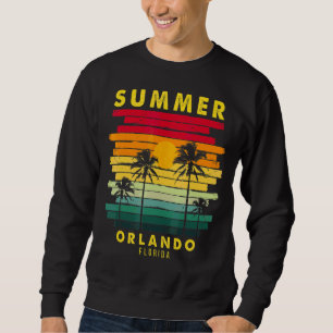 Moletom Summer Orlando Florida Beach Sunset Retro