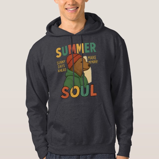 Moletom Summer Soul Bear Hoodie (Frente)