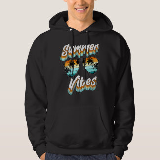 Moletom Summer Vibs Retro Vintage Sunset Palm Tree Sungla