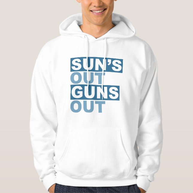 Moletom Sun's Out Guns Out (Frente)