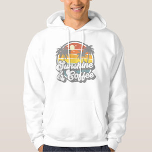 Moletom Sunshine And Coffee Beach Funny Retro 70s Beach Wo