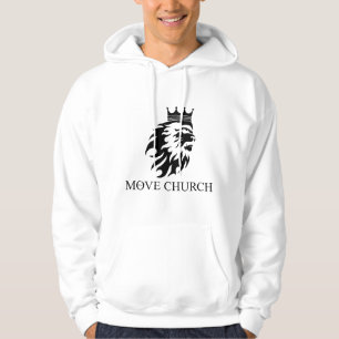 Moletom Suor do logotipo da Igreja Movimento Preto