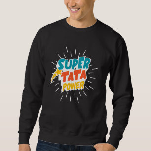 Moletom Super Tata Power Pai Espanhol Engraçado Herói Fath