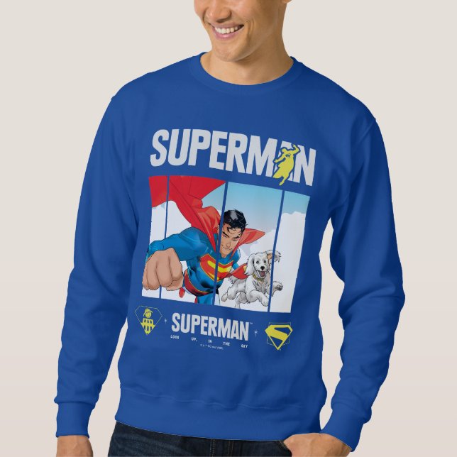 Moletom Superman e Krypto Tomar Voo (Frente)