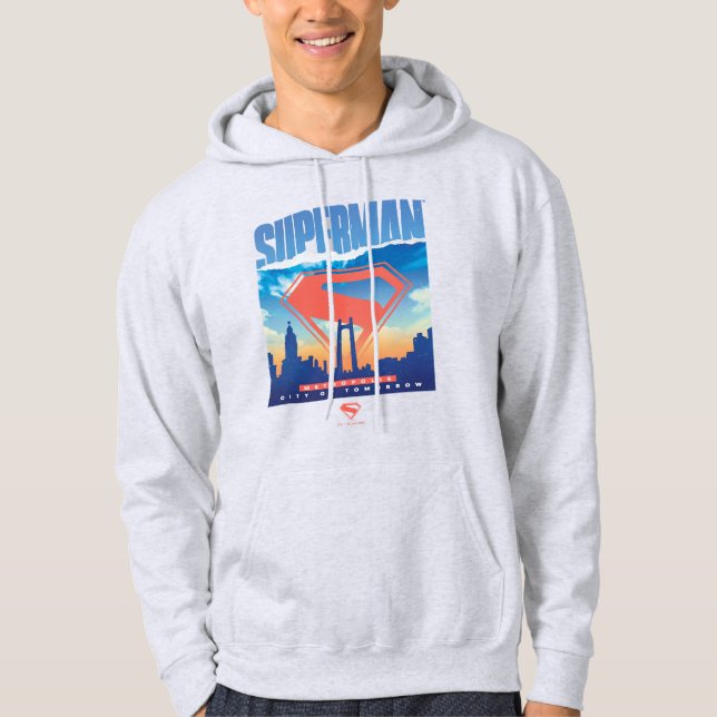 Moletom Superman Metropolis Skyline (Frente)