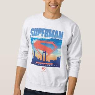 Moletom Superman Metropolis Skyline