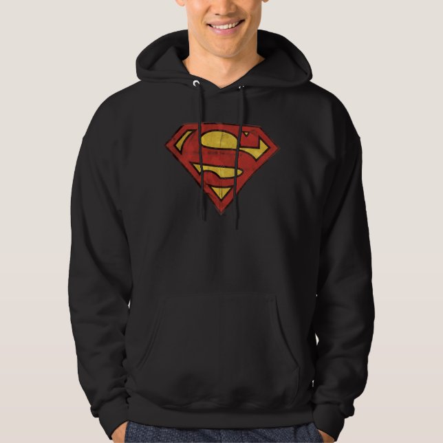 Moletom Superman S-Shield | Logotipo Grunge (Frente)
