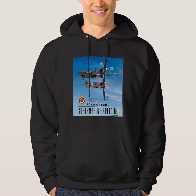 MOLETOM SUPERMARINE SPITFIRA - ROYAL AIR SQUADRON (Frente)