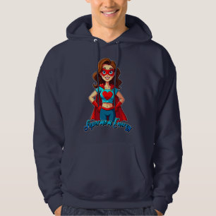 Moletom Supermom Energy – Strong Mother Illustration
