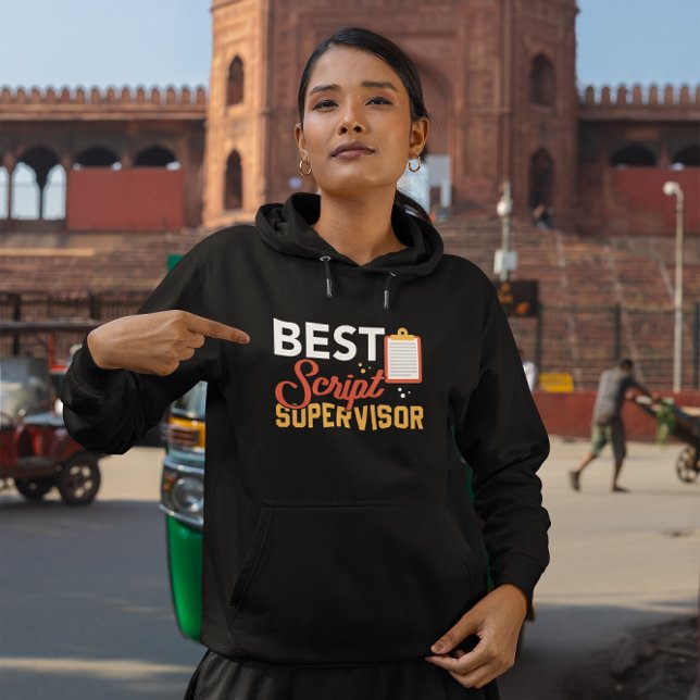 Moletom Supervisor de Melhor Script - Detentor de Continui (Criador carregado)