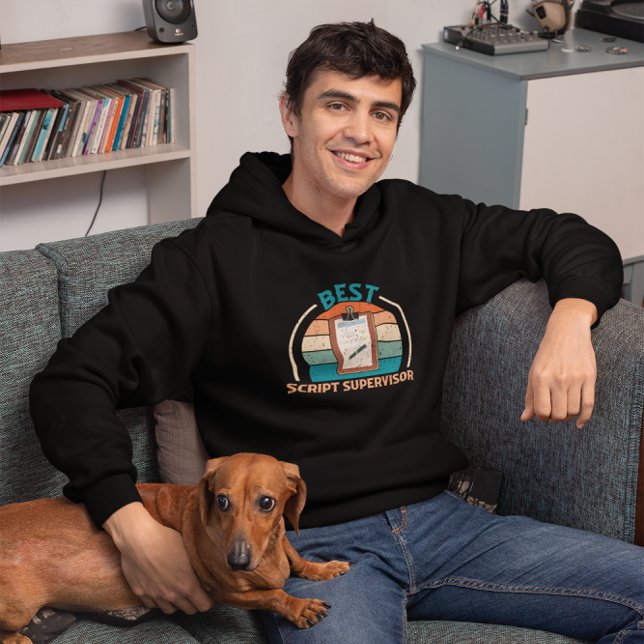 Moletom Supervisor de Melhor Script - Retroativo (Criador carregado)