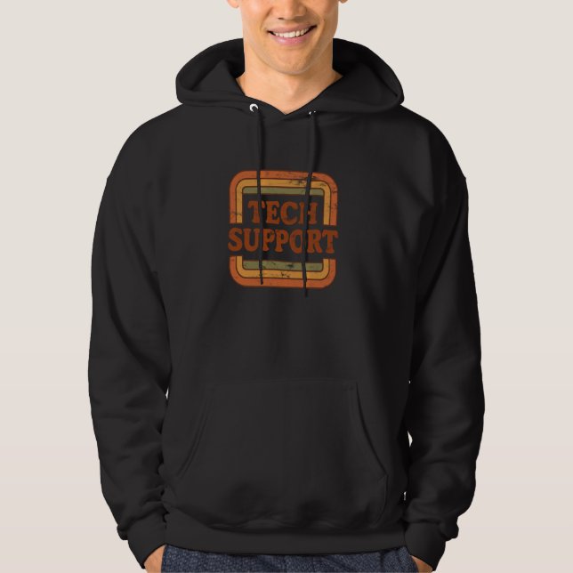 Moletom Suporte Técnico Ajuda de TI Computador Geek Engraç (Frente)