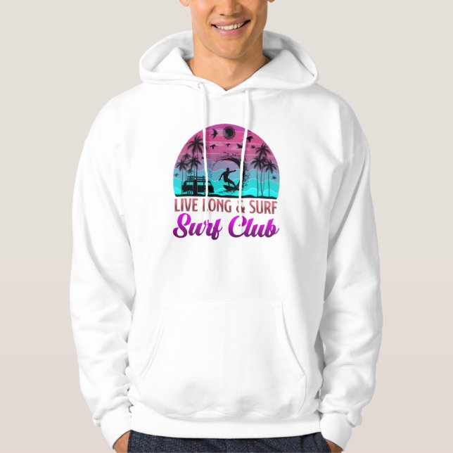 Moletom Surf Club sweatshirt for ocean lovers   (Frente)