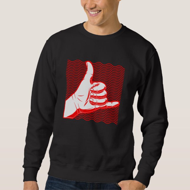 Moletom Surf Design Surf Shaka (Frente)