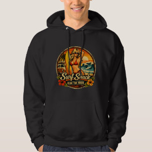 Moletom Surf Shack Surfista Pin-Up Cavalgar as Ondas Pra