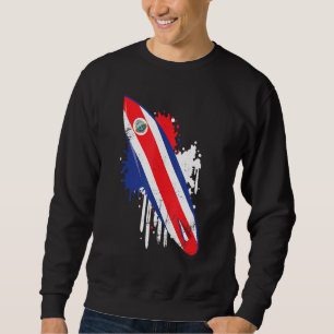 Moletom Surfboard Vintage com Bandeira da Costa Rica - Sur