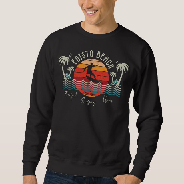 Moletom Surfe em Edisto em Retro (Frente)