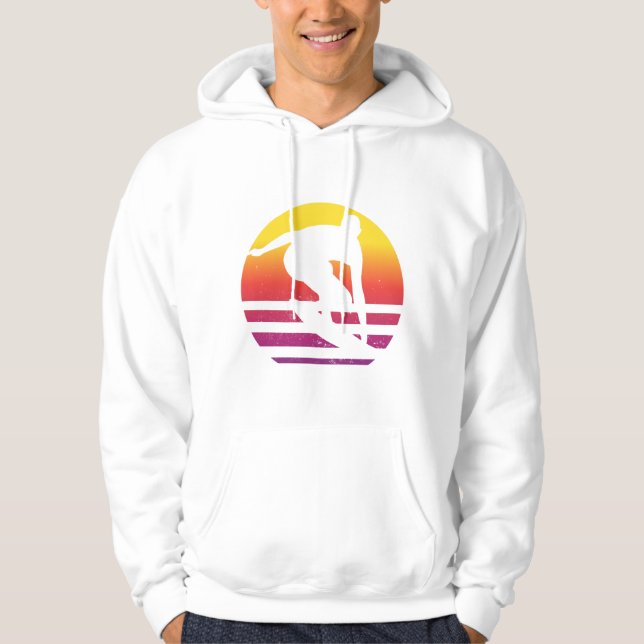 Moletom Surfer Retro Surfing Sunset (Frente)