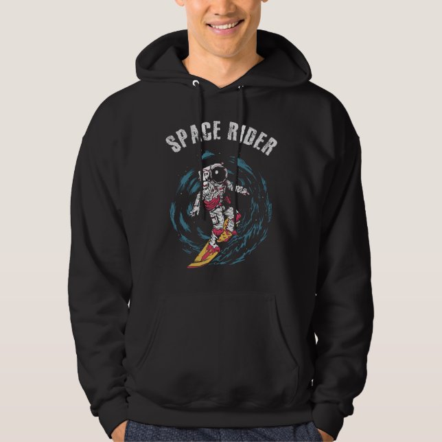 Moletom Surfista Astronauta Cavaleiro Espacial Surfista (Frente)