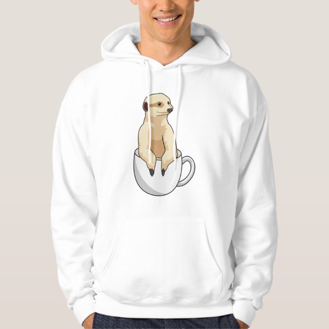 Moletom Suricata com xícara de café (Frente)