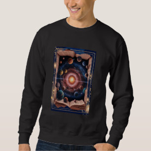 Moletom Surreal Cosmic Galaxy Book Fantasy Alienígena mund