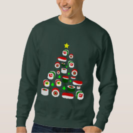 Moletom sushi árvore de natal feia