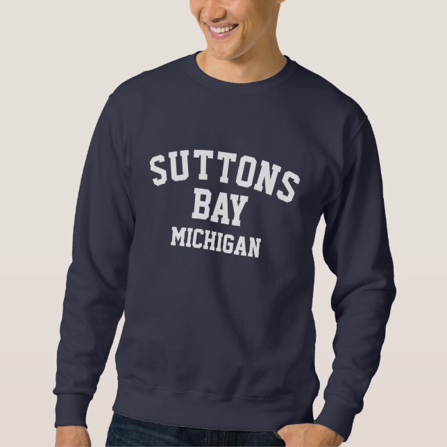Moletom Suttons Bay Michigan - Sweatshirt impressa (Frente)