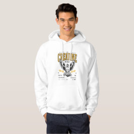 Moletom Sweat à capuche blanc Creatine