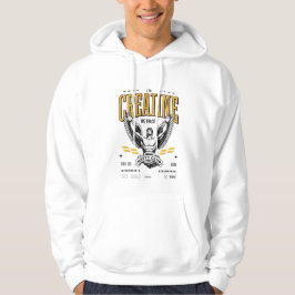 Moletom Sweat à capuche blanc Creatine