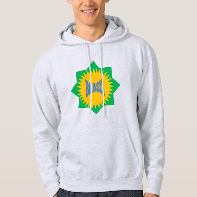 Moletom Sweat à capuche cendre homme  SUN  BRASIL  (Frente)