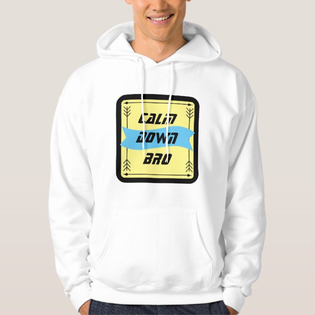 Moletom Sweat à capuche Homme Calm Down (Frente)