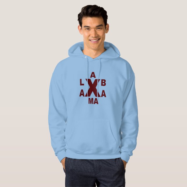 MOLETOM SWEAT A CAPUZ BÁSICO   ALABAMA (Frente Completa)